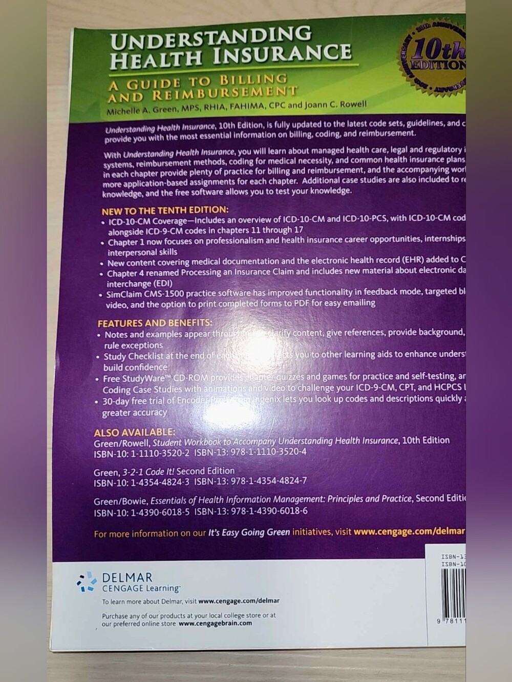 Understanding Health Insurance Textbook - 10th Edition - Picture 3 of 5